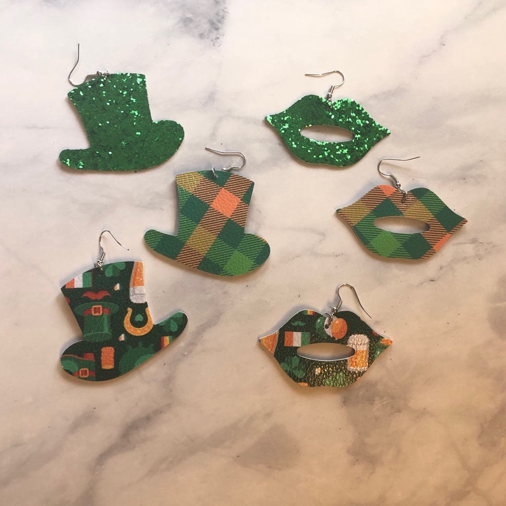 St. Patrick’s Day Novelty Earrings